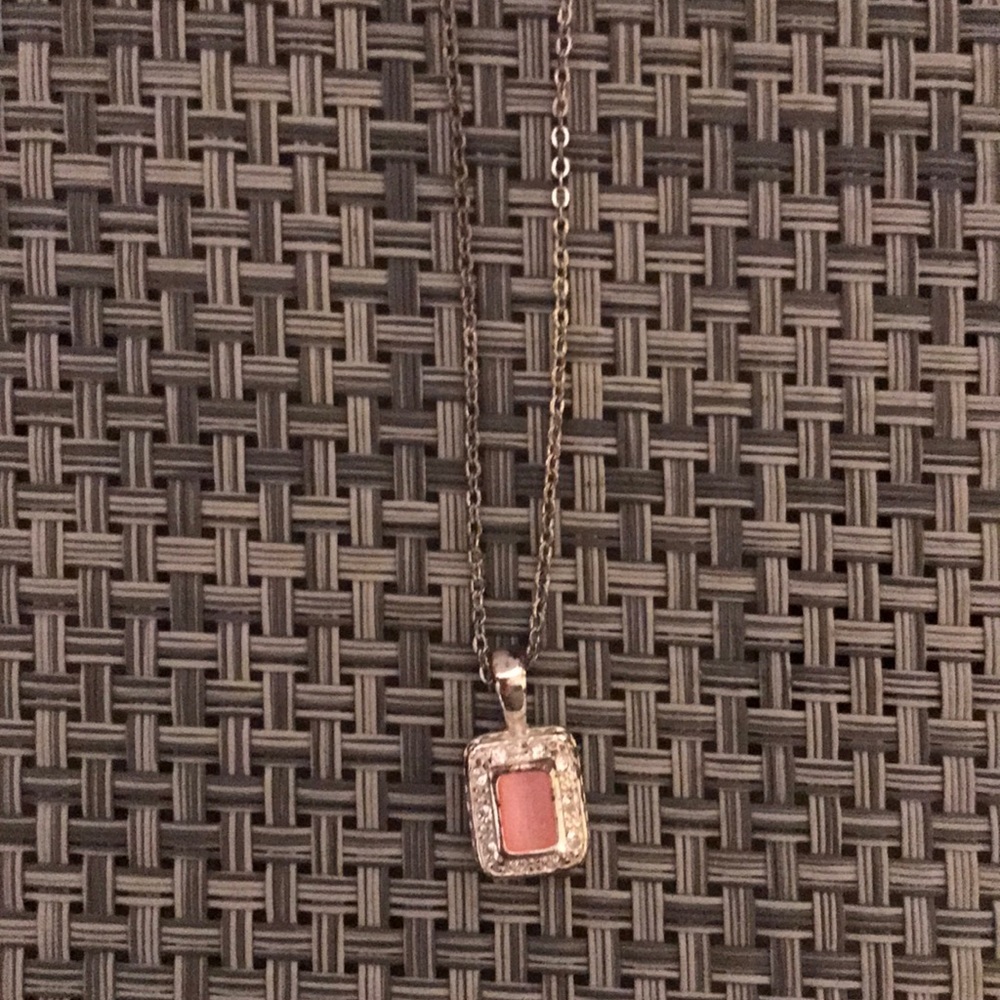 Pink Pendant Necklace